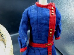 antique doll crack head dress top